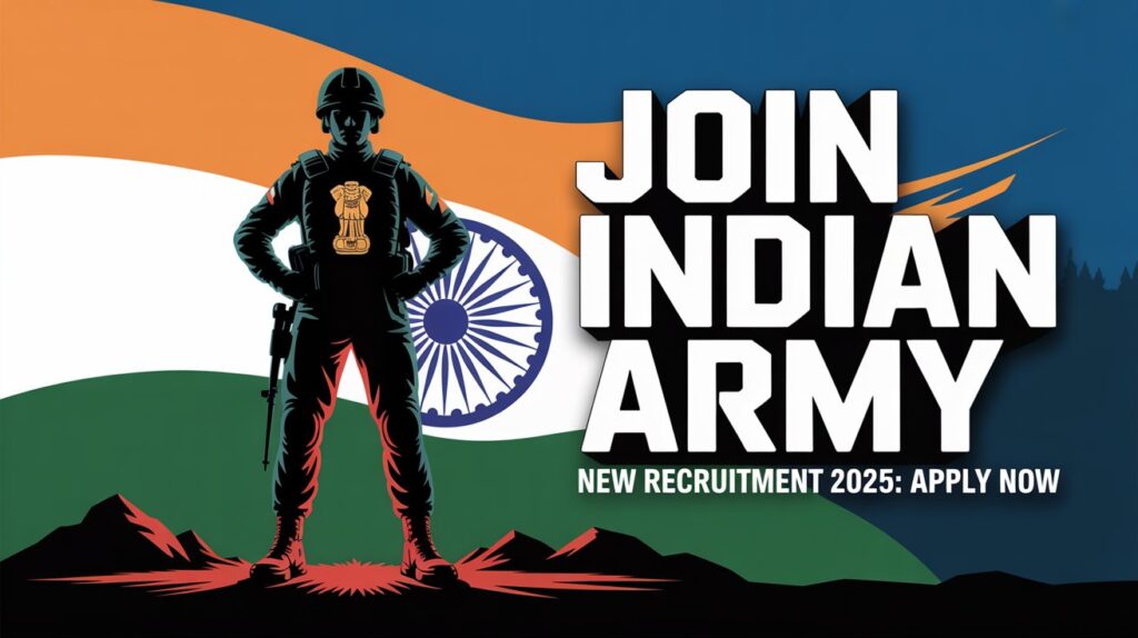 join Indian Army New Recruitment 2025